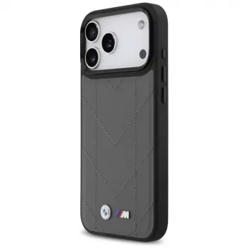BMW M Quilted Logo Funda MagSafe para iPhone 17 Pro Max Antracita