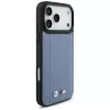 BMW M Quilted Logo Funda MagSafe para iPhone 17 Pro Max Azul