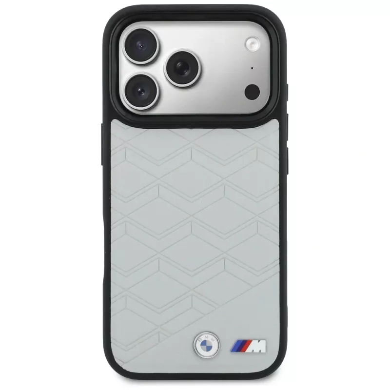 BMW M Shape Logo Funda MagSafe para iPhone 17 Pro Max Gris