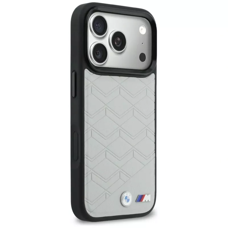 BMW M Shape Logo Funda MagSafe para iPhone 17 Pro Max Gris