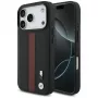 BMW M Perforated Stripe Logo Funda MagSafe para iPhone 17 Pro Rojo