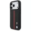 BMW M Perforated Stripe Logo Funda MagSafe para iPhone 17 Pro Rojo