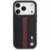 BMW M Perforated Stripe Logo Funda MagSafe para iPhone 17 Pro Rojo