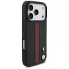 BMW M Perforated Stripe Logo Funda MagSafe para iPhone 17 Pro Rojo