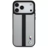 BMW M Perforated Stripe Logo Funda MagSafe para iPhone 17 Pro Max Gris