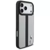 BMW M Perforated Stripe Logo Funda MagSafe para iPhone 17 Pro Max Gris