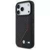 BMW M Carbon Line & Logo Funda MagSafe para Apple iPhone 17 Pro Rojo