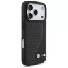 BMW M Carbon Line & Logo Funda MagSafe para Apple iPhone 17 Pro Rojo