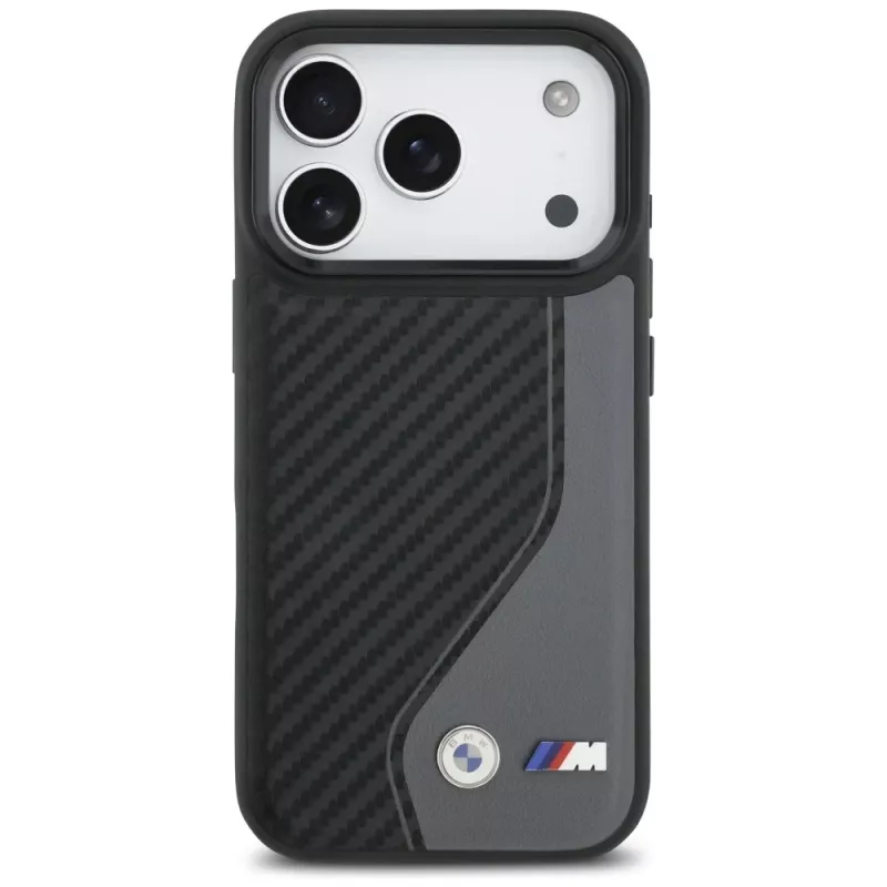 BMW M Carbon Logo Funda MagSafe para iPhone 17 Pro Antracita
