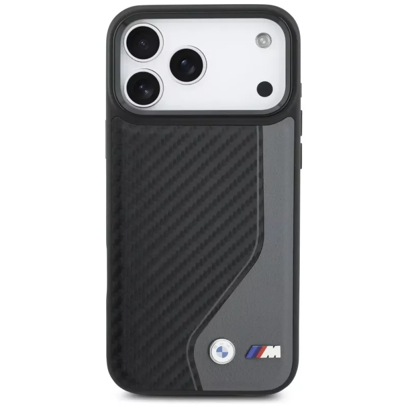 BMW M Carbon Logo Funda MagSafe para Apple iPhone 17 Pro Max Antracita