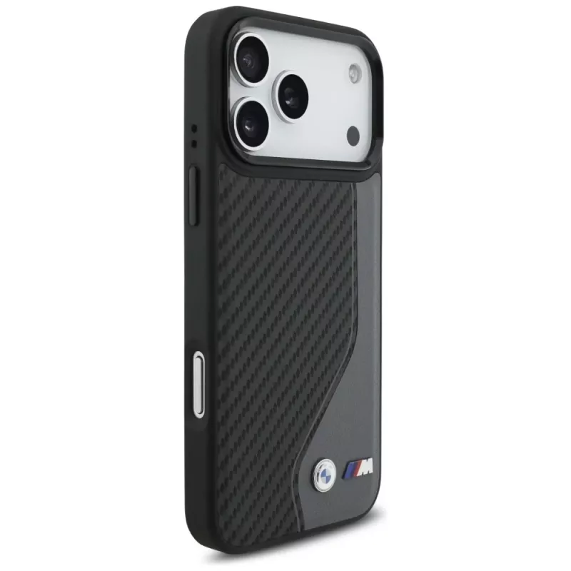 BMW M Carbon Logo Funda MagSafe para Apple iPhone 17 Pro Max Antracita
