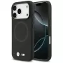 Funda MagSafe BMW M FW Metal Logo para Apple iPhone 17 Pro, negra