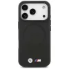 Funda MagSafe BMW M FW Metal Logo para Apple iPhone 17 Pro, negra