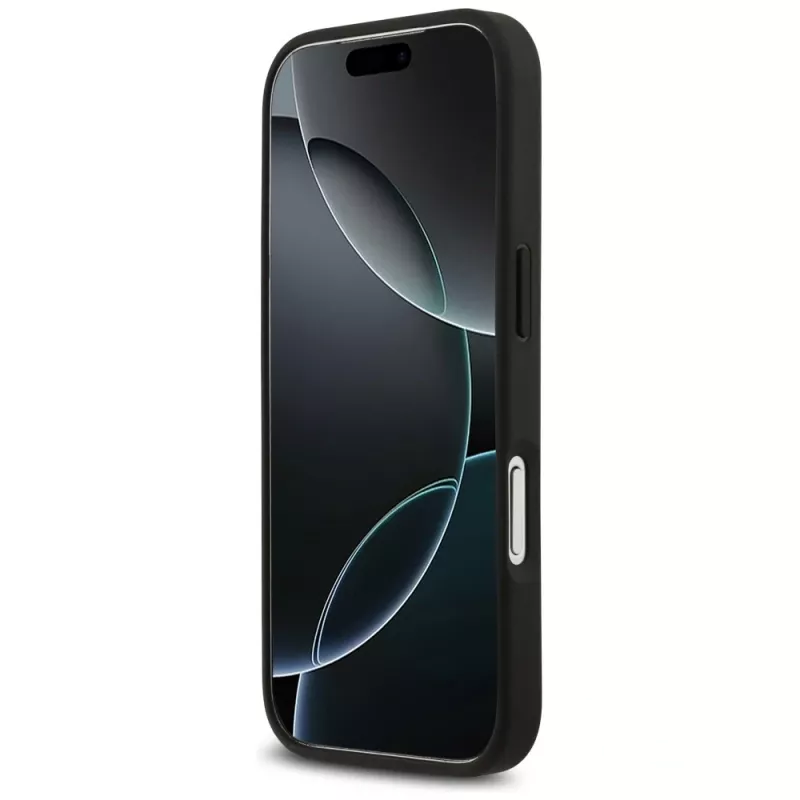 Funda MagSafe BMW M Kevlar Lines & Logo para iPhone 17 Pro, negra