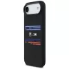 Funda MagSafe BMW M Silicon Horizontal Line para iPhone Air, negra
