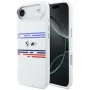 Funda MagSafe BMW M Silicon Horizontal Line para iPhone Air, blanca