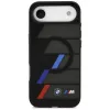 BMW M IML Metal Buttons Tricolor Lines funda MagSafe para Apple iPhone Air, negra