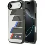 Funda MagSafe BMW M IML Metal Buttons Tricolor Lines para iPhone Air, antracita
