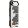 Funda MagSafe BMW M IML Metal Buttons Tricolor Lines para iPhone Air, antracita