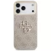 Funda protectora con botones metálicos Guess 4G Big Classic Logo Big Strap para iPhone 17 Pro Max, rosa