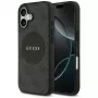 Funda MagSafe Guess 4G Circle Classic Logo para iPhone 17, negra