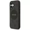 Funda MagSafe Guess 4G Circle Classic Logo para iPhone 17, negra