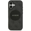 Funda MagSafe Guess 4G Circle Classic Logo para iPhone 17, negra