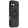 Funda MagSafe Guess 4G Circle Classic Logo para iPhone 17, negra