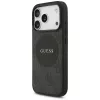 Funda MagSafe Guess 4G Circle Classic Logo para iPhone 17 Pro, negra