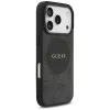 Funda MagSafe Guess 4G Circle Classic Logo para iPhone 17 Pro, negra