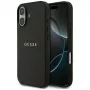 Funda MagSafe Guess Grained Ring para iPhone 17, negra