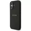 Funda MagSafe Guess Grained Ring para iPhone 17, negra