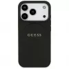 Funda MagSafe Guess Grained Ring para iPhone 17 Pro, negra