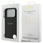 Funda MagSafe Guess Grained Ring para iPhone 17 Pro Max, negra