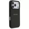 Funda MagSafe Guess Grained Ring para iPhone 17 Pro Max, negra