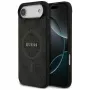 Guess 4G Ring Classic Logo Funda MagSafe para iPhone Air, Negro