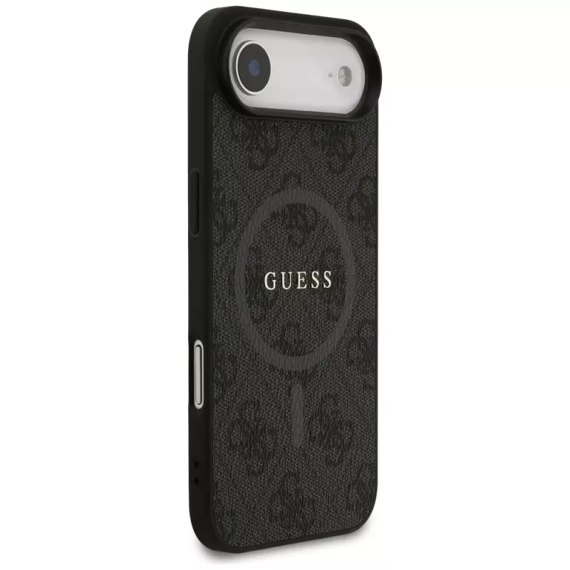 Guess 4G Ring Classic Logo Funda MagSafe para iPhone Air, Negro