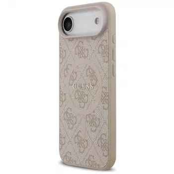 Guess 4G Ring Classic Logo Funda MagSafe para iPhone Air, Rosa