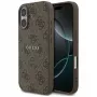 Guess 4G Ring Classic Logo Funda MagSafe para iPhone 17 - Marrón