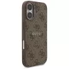 Guess 4G Ring Classic Logo Funda MagSafe para iPhone 17 - Marrón