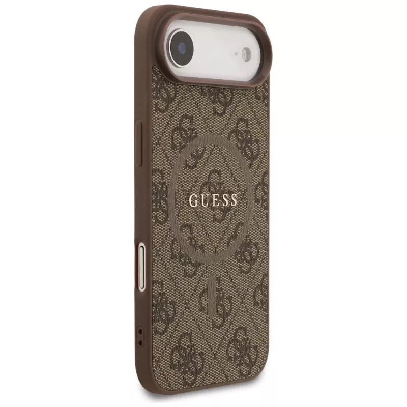Guess 4G Ring Classic Logo Funda MagSafe para iPhone Air, Marrón