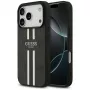 Guess 4G Printed Stripes Funda MagSafe para iPhone 17 Pro (Negro)
