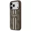 Guess 4G Printed Stripes Funda MagSafe para Apple iPhone 17 Pro - Marrón