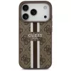 Guess 4G Printed Stripes Funda MagSafe para Apple iPhone 17 Pro - Marrón