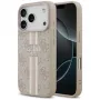 Guess 4G Printed Stripes Funda MagSafe para iPhone 17 Pro (Rosa)