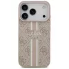 Guess 4G Printed Stripes Funda MagSafe para iPhone 17 Pro (Rosa)