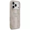 Guess 4G Printed Stripes Funda MagSafe para iPhone 17 Pro (Rosa)