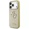 Guess Fixed Glitter Big 4G Funda para Apple iPhone 17 Pro, Oro