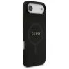 Guess Saffiano Classic Logo Funda MagSafe para iPhone Air, Negro