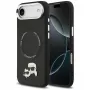 KARL LAGERFELD Karl & Choupette Pins Funda MagSafe para iPhone Air, Negro